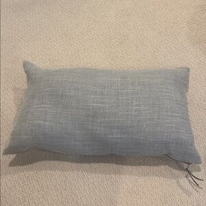 Pottery Barn Linen Throw Pillow Cover in Chambray